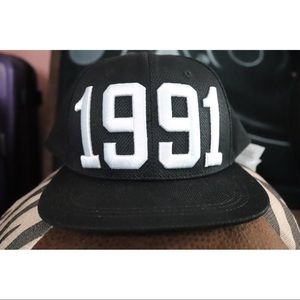 1991 Snapback Black Hat